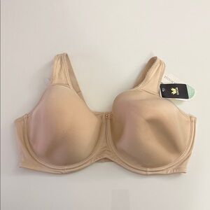 Wacoal Siz 44 DD Basic Beauty Spacer 853192 Underwire T-Shirt Bra Nude